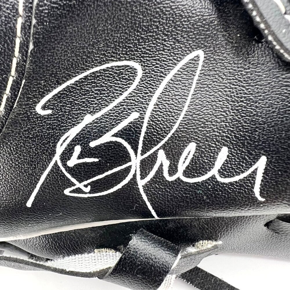 Texas Rangers Baseball Glove Rusty Greer Faux Leather Dr. Pepper Albertsons Logo - Picture 3 of 11